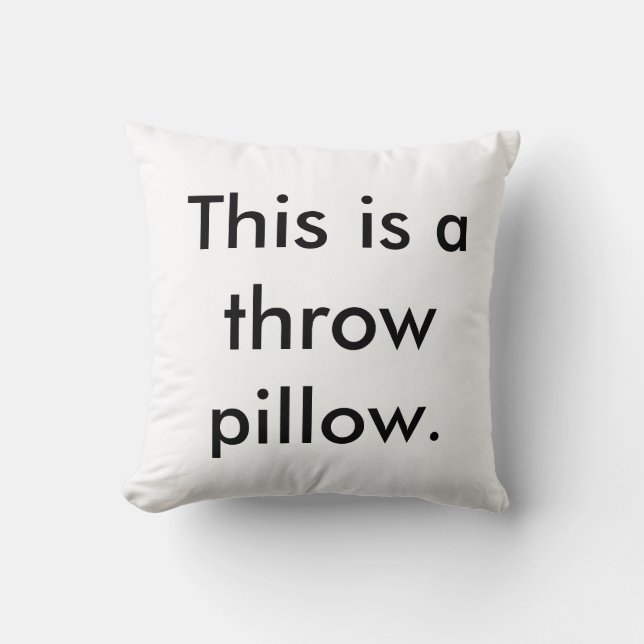 Fügen Sie Ihr Gesicht hier pillow ein Kissen (Vorderseite)