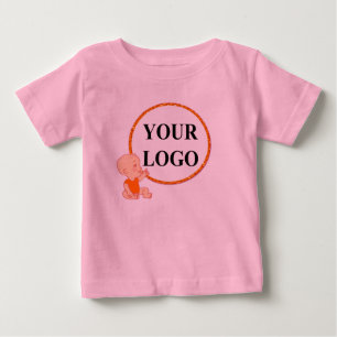 FÜGEN SIE IHR LOGO HIER Für Kinder Baby Mädchen 1. T-shirt