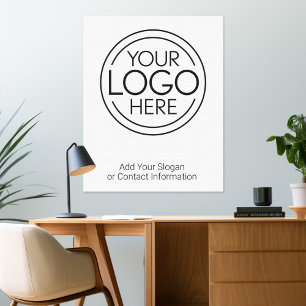Fügen Sie Ihr Logo hinzu Geschäft Corporate Modern Leinwanddruck