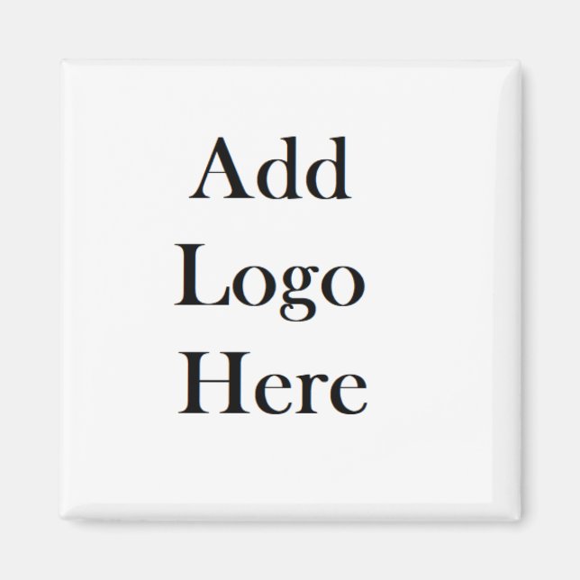 Fügen Sie Ihr Logo hinzu Magnet (Vorne)