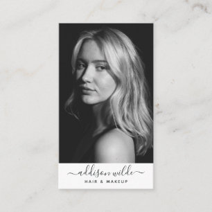 Fügen Sie Ihr Logo hinzu Modernes Minimal Vertikal Visitenkarte