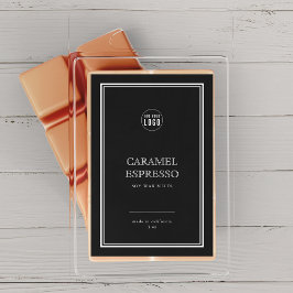 Fügen Sie Ihr Logo-Klassiker-Farblabel hinzu Weinetikett