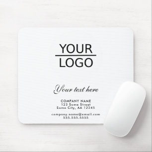 Fügen Sie Ihr Logo mit benutzerdefiniertem Text hi Mousepad