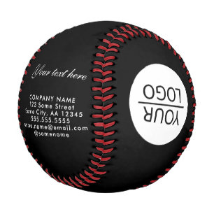 Fügen Sie Ihr Logo mit individuellem Text Werbe-Sc Baseball