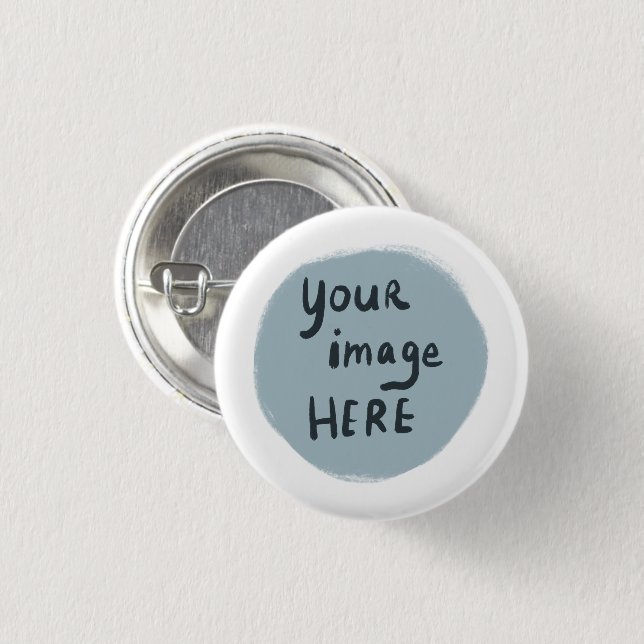 Fügen Sie Ihr LOGO oder Bild CUSTOM hinzu  Button (Vorne & Hinten)