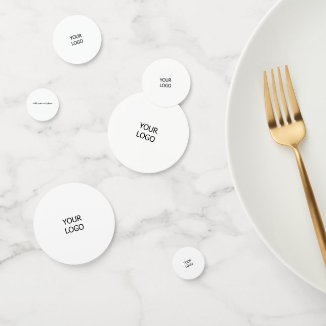 Fügen Sie Ihr Logo personalisierten Firmennamen hi Konfetti (Gruppe)