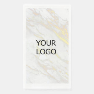 Fügen Sie Ihr Logo personalisierten Firmennamen PA Serviette