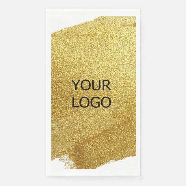 Fügen Sie Ihr Logo personalisierten Firmennamen PA Serviette (Vorderseite)
