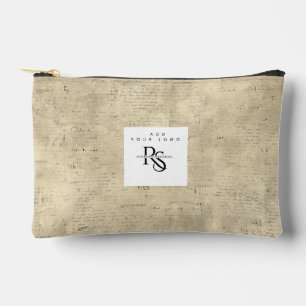 Fügen Sie Ihr Logo Trendwood Hintergrund natürlich Zubehörtasche