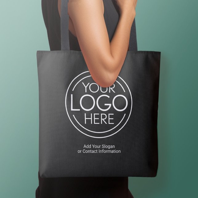 Fügen Sie Ihr Logo-Unternehmen Minimalistisch hinz (Add your logo to this personalized tote bag)