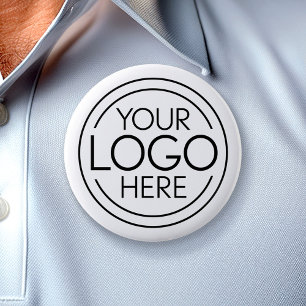 Fügen Sie Ihr Logo-Unternehmen Minimalistisch hinz Button