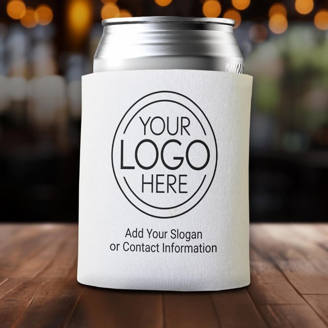 Fügen Sie Ihr Logo-Unternehmen Minimalistisch hinz Dosenkühler (Promotional Product Can Cooler - Add Your logo for a great handout or the next office party favor)