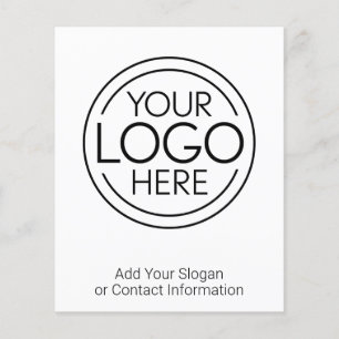 Fügen Sie Ihr Logo-Unternehmen Minimalistisch hinz Flyer