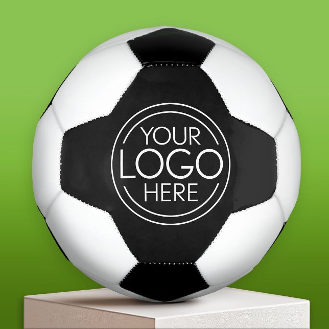 Fügen Sie Ihr Logo-Unternehmen Minimalistisch hinz Fußball (Custom Soccer Ball)