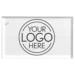 Fügen Sie Ihr Logo-Unternehmen Minimalistisch hinz Platzkartenhalter