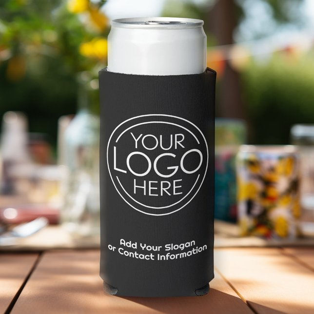 Fügen Sie Ihr Logo-Unternehmen Minimalistisch hinz Selters Dosenkühler (Add Your Logo to this promotional can cooler - no minimum order required!)