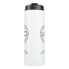 Fügen Sie Ihr Logo-Unternehmen Minimalistisch hinz Thermosbecher