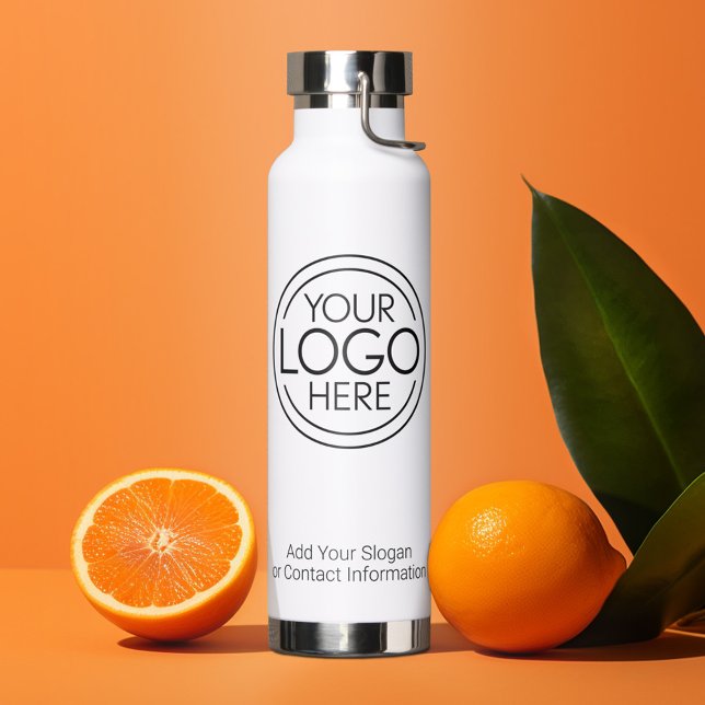 Fügen Sie Ihr Logo-Unternehmen Minimalistisch hinz Trinkflasche (Custom Water Bottle with Logo)