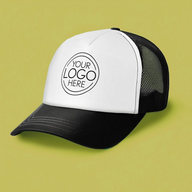 Fügen Sie Ihr Logo-Unternehmen Minimalistisch hinz Truckerkappe (Custom Logo Trucker Hat)