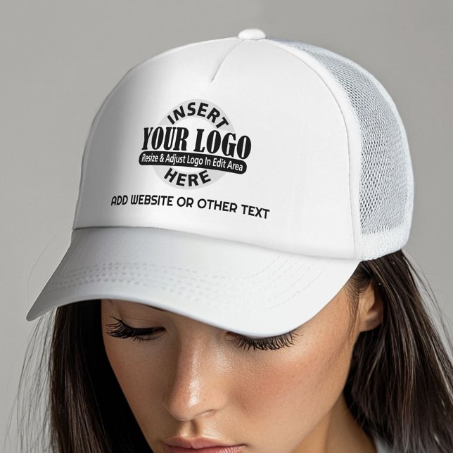 Fügen Sie Ihr Logo-Unternehmen Minimalistisch mit  Truckerkappe (Custom Trucker Hat with Business Branding Logo)