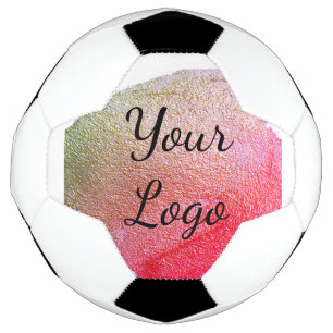 fügen Sie Ihr Logo Website pink grün golden einfac Fußball