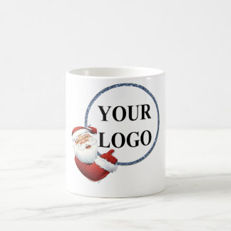 Fügen Sie Ihr Logo Weihnachten Urlaub hinzu Kaffeetasse