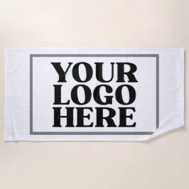 Fügen Sie Ihr Logo Werbetücher hinzu Strandtuch