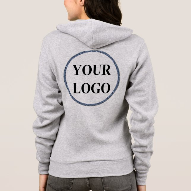 FÜGEN SIE IHR LOGO ZUKUNFT-BESTSELLING-AUTHOR HINZ HOODIE (Rückseite)