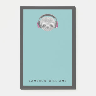 Fügen Sie Ihr Namens  Porträt der Post-it Klebezettel