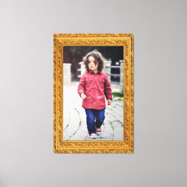 Fügen Sie Ihr Portrait, Foto der Familie,... Perso Leinwanddruck