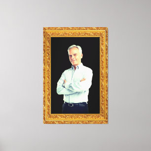Fügen Sie Ihr Portrait, Foto der Familie,... Perso Leinwanddruck