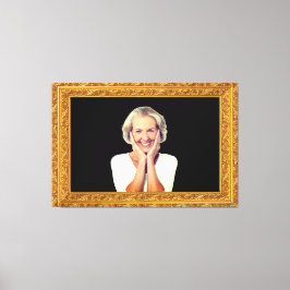 Fügen Sie Ihr Portrait, Foto der Familie,... Perso Leinwanddruck