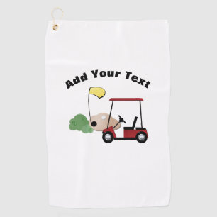 Fügen Sie Ihr Text Golf Handtuch hinzu