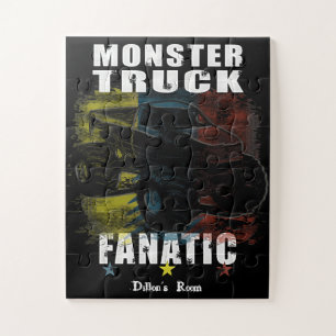 Fügen Sie Ihr Text-Monster-LKW-Puzzle hinzu Puzzle
