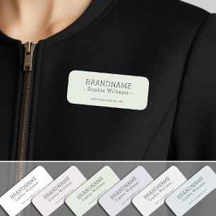 Fügen Sie Ihre BRANDNAME-Klassifikation hinzu Namensschild