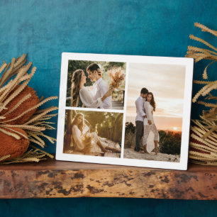 Fügen Sie Ihre eigene benutzerdefinierte 3-Foto-Co Fotoplatte