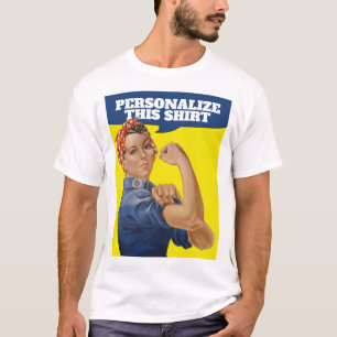 Fügen Sie Ihre eigene Textrosie Personalisiert den T-Shirt