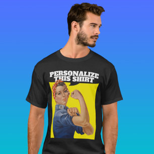 Fügen Sie Ihre eigene Textrosie Personalisiert den T-Shirt