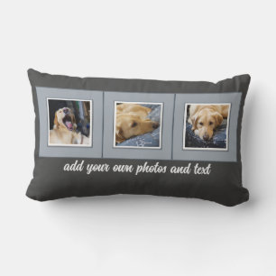 Fügen Sie Ihre eigenen Fotos und Text benutzerdefi Lendenkissen