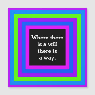 Fügen Sie Ihre eigenen Texte, Zitate, Redewendunge Magnetkarte