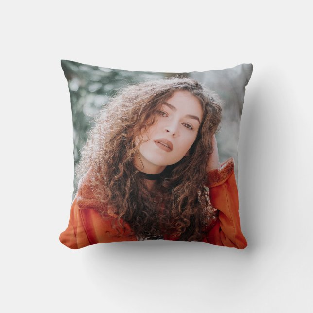 FÜGEN SIE IHRE FOTO CUSTOM PILLOWS PILLOW HINZU KISSEN (Vorderseite)