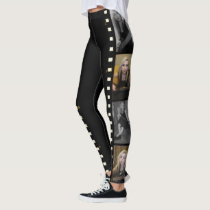 Fügen Sie Ihre Foto Filmstreifen Foto Rahmen indiv Leggings