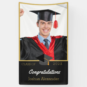 Fügen Sie Ihre Foto Gratulation Graduate Foto Banner