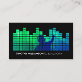 Fügen Sie Ihre Foto II Equalizer DJs, Musiker hinz Visitenkarte