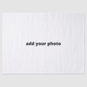 Fügen Sie Ihre Foto Weihnachten personalisiert hin Seidenpapier