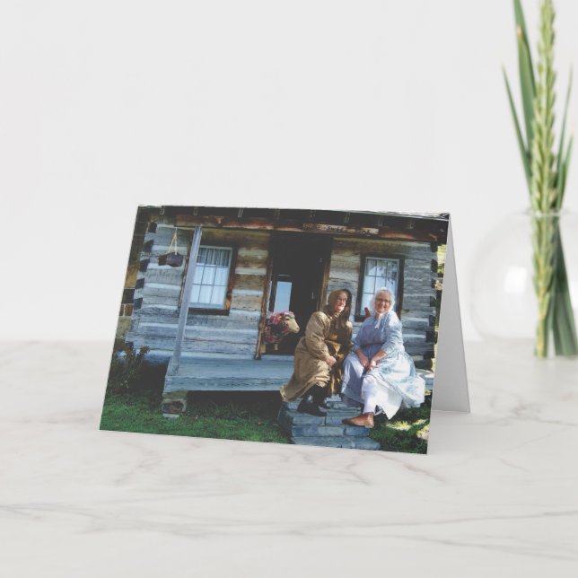 Fügen Sie Ihre Fotos hbvm Pioneer Frauen Grußkarte Karte (Vorderseite)