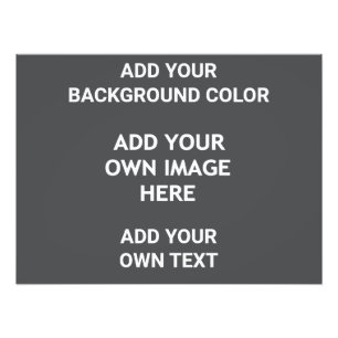 Fügen Sie Ihre Hintergrundfarbe, Ihr Bild, Ihren T Fotodruck