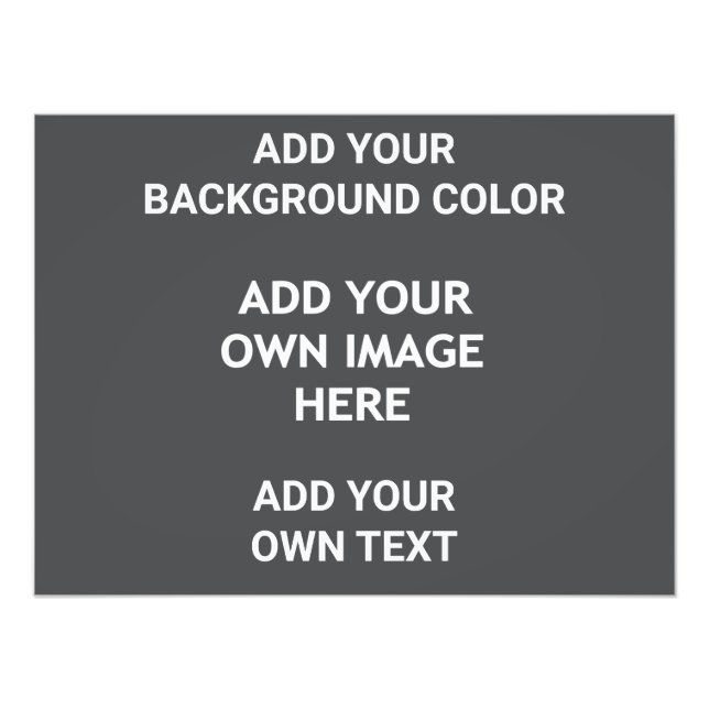 Fügen Sie Ihre Hintergrundfarbe, Ihr Bild, Ihren T Fotodruck (Vorne)