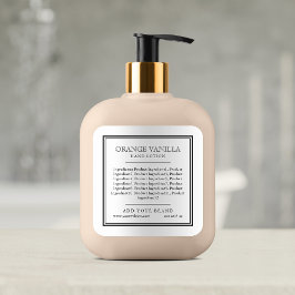 Fügen Sie Ihre klassischen schwarzen Grenzkomponen Quadratischer Aufkleber