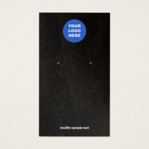 Fügen Sie Ihre Logo Black Lizard Earring Display C